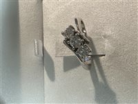 Ringe Artigianale Dame Trilogy in Weißgold Diamante ANOR-4-253